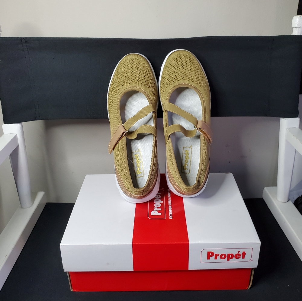 PROPET Womens TravelActiv Mary Jane Flat Size 8, Honey - Picture 7 of 13
